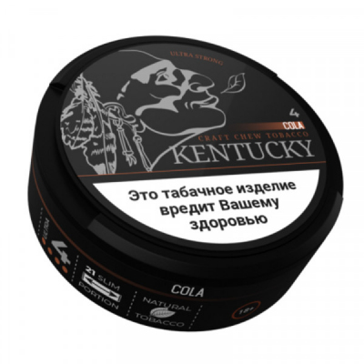 Купить Жевательный табак KENTUCKY 4 ULTRA "Cola" Жевательный табак KENTUCKY 4 ULTRA "Cola"
